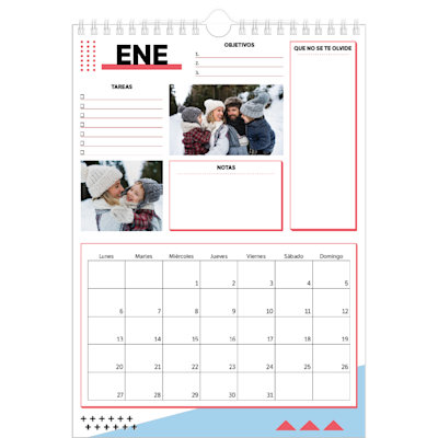 Ejemplo de página 1, Calendarios de pared personalizados, opción 19