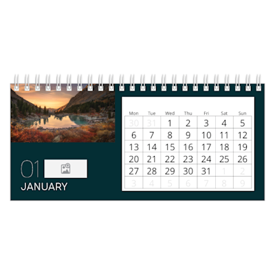 Example of page 1, Custom Desk Calendars, option 8