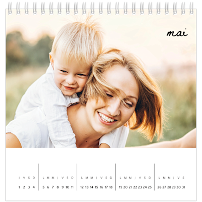 Exemple de page 5, Calendriers de bureau personnalisés, option 8