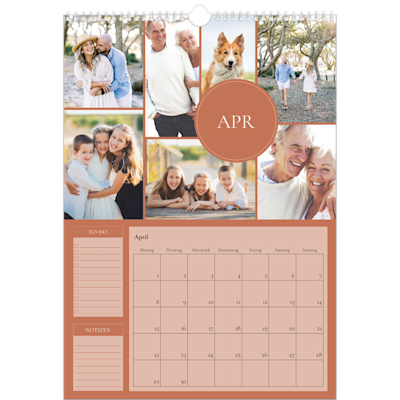Beispiel für Seite 4, Wandkalender 2026, Option 4