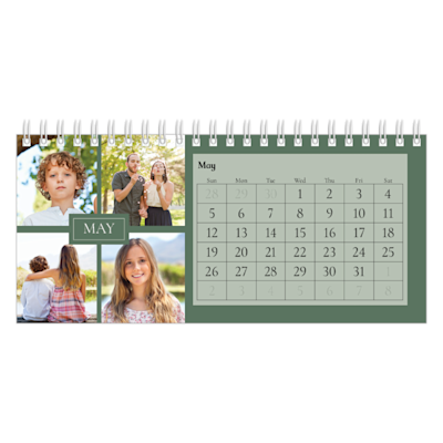 Example of page 5, Desk Calendars, option 2