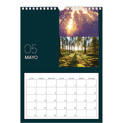 Ejemplo de página 5, Calendarios de pared, opción 7