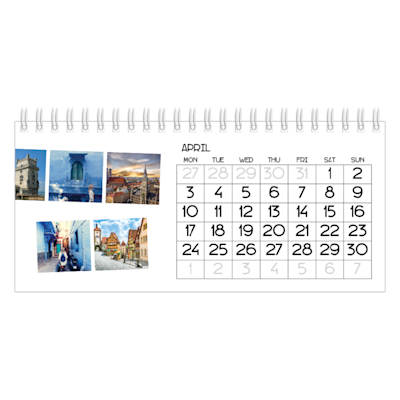 Example of page 4, Custom Desk Calendars, option 4