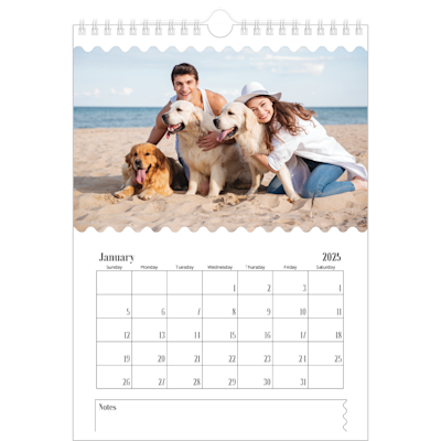 Example of page 1, Wall Calendars, option 24