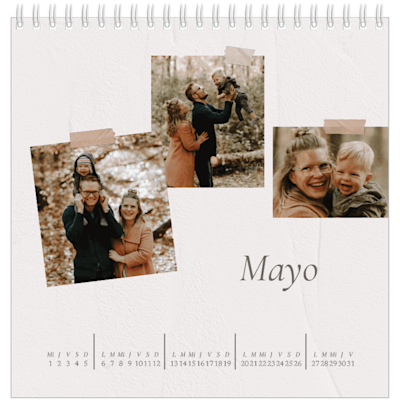 Ejemplo de página 5, Calendarios de mesa personalizados, opción 23