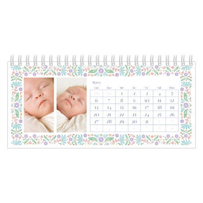 Ejemplo de página 5, Calendarios de escritorio personalizados, opción 19