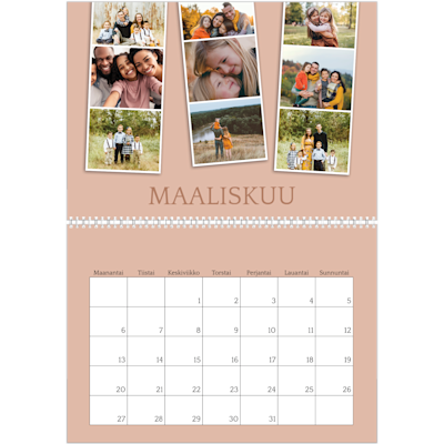Esimerkki sivusta 3, Seinäkalenterit, vaihtoehto 14
