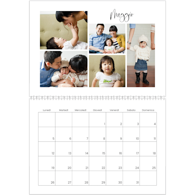 Esempio di pagina 5, Calendari da parete, opzione 2
