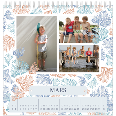 Exemple de page 3, Calendriers de bureau personnalisés, option 24