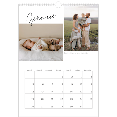 Esempio di pagina 1, Calendari da parete, opzione 24