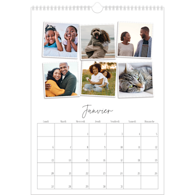 Exemple de page 1, Calendrier mural, option 10