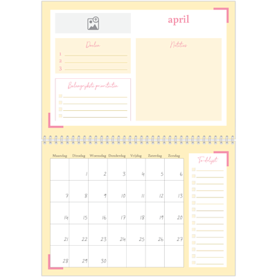 Voorbeeld van pagina 4, Wandkalenders 2026, optie 13