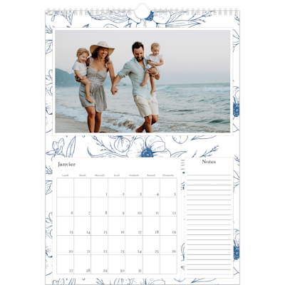 Exemple de page 1, Calendriers muraux, option 13