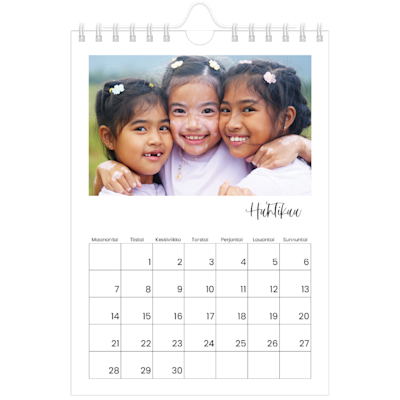 Esimerkki sivusta 4, Seinäkalenterit, vaihtoehto 2