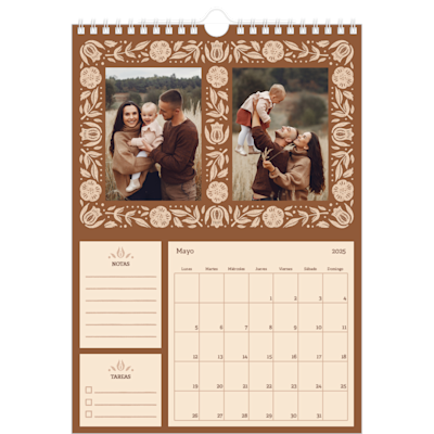 Ejemplo de página 5, Calendarios de pared personalizados, opción 20