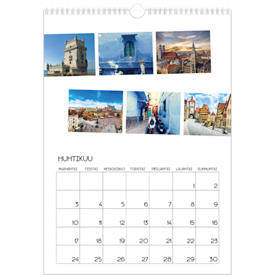 Esimerkki sivusta 4, Seinäkalenterit, vaihtoehto 4