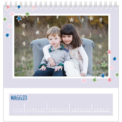 Esempio di pagina 5, Calendari da tavolo personalizzati, opzione 22