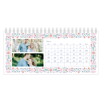 Ejemplo de página 3, Calendarios de escritorio personalizados, opción 19