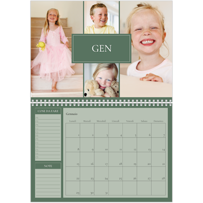 Esempio di pagina 1, Calendari da parete, opzione 4