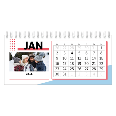 Beispiel für Seite 1, Tischkalender 2025, Option 15
