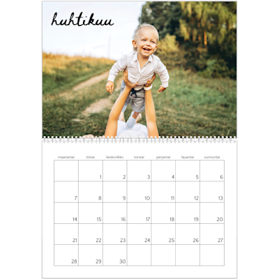 Esimerkki sivusta 4, Seinäkalenterit, vaihtoehto 5