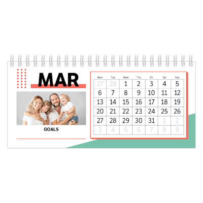 Example of page 3, Custom Desk Calendars, option 14