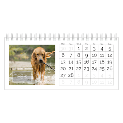 Example of page 2, Custom Desk Calendars, option 24