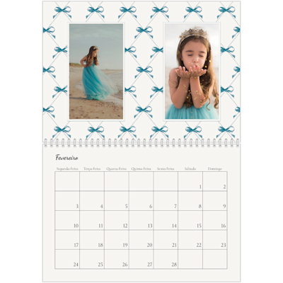 Exemplo de página 2, Calendários de parede, opção 22