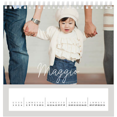 Esempio di pagina 5, Calendari da tavolo personalizzati, opzione 20