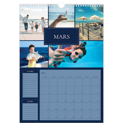 Exemple de page 3, Calendrier mural, option 4