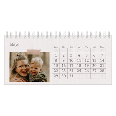 Ejemplo de página 5, Calendarios de escritorio personalizados, opción 22