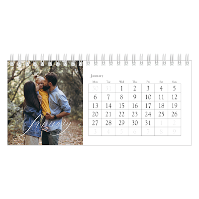 Example of page 1, Custom Desk Calendars, option 10
