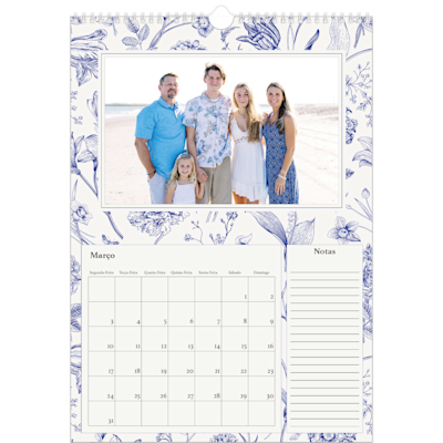 Exemplo de página 3, Calendários de parede, opção 10