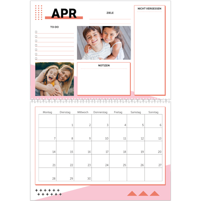 Beispiel für Seite 4, Wandkalender 2026, Option 17