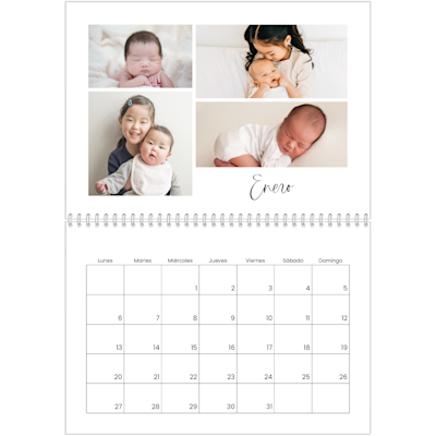 Ejemplo de página 1, Calendarios de pared, opción 2