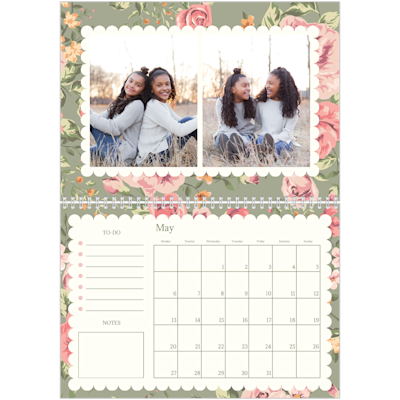Example of page 5, Custom Wall Calendars, option 19