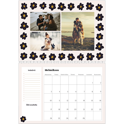 Esimerkki sivusta 2, Seinäkalenterit, vaihtoehto 20