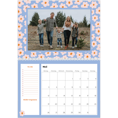 Beispiel für Seite 5, Wandkalender 2026, Option 16