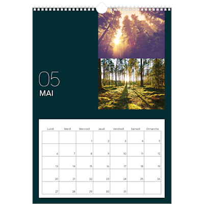 Exemple de page 5, Calendrier mural, option 11