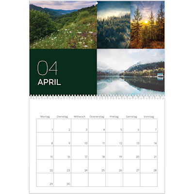 Beispiel für Seite 4, Wandkalender 2026, Option 5