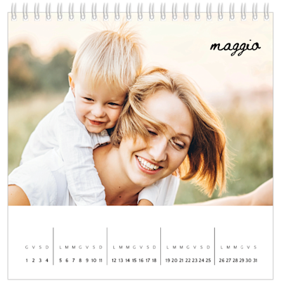 Esempio di pagina 5, Calendari da tavolo personalizzati, opzione 8