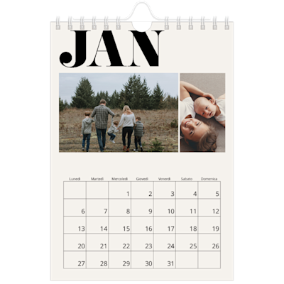 Esempio di pagina 1, Calendari da parete, opzione 10