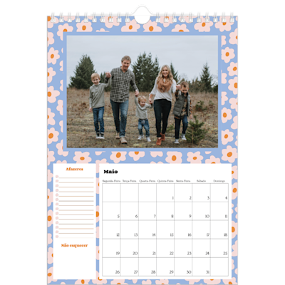 Exemplo de página 5, Calendários de parede, opção 22