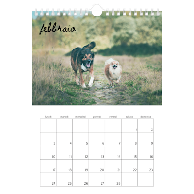 Esempio di pagina 2, Calendari da parete, opzione 6