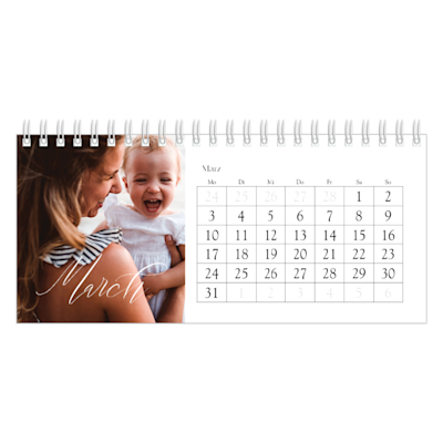 Beispiel für Seite 3, Tischkalender 2026, Option 10