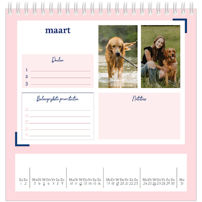 Voorbeeld van pagina 3, Bureaukalenders 2025, optie 12
