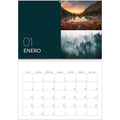 Ejemplo de página 1, Calendarios de pared, opción 15
