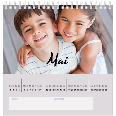 Beispiel für Seite 5, Tischkalender 2025, Option 10