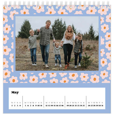 Example of page 5, Desk Calendars, option 17