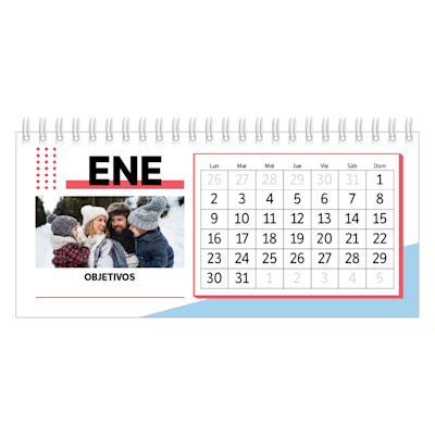 Ejemplo de página 1, Calendarios de escritorio personalizados, opción 13